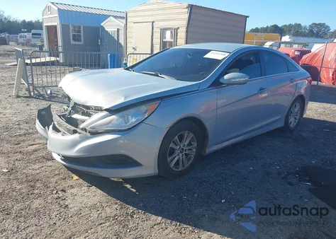 2014 Hyundai Sonata Gls from USA, damaged, VIN 5NPEB4AC6EH923819